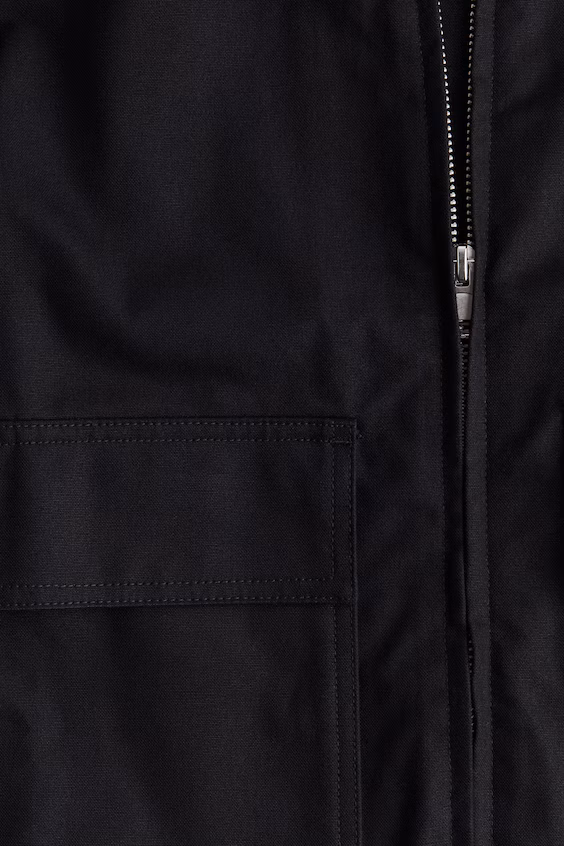 Оверсайз куртка из хлопкового холста