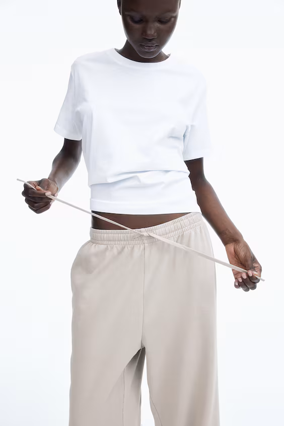 Брюки для тренировок из выстиранных хлопков