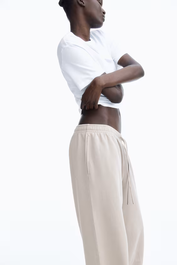 Брюки для тренировок из выстиранных хлопков