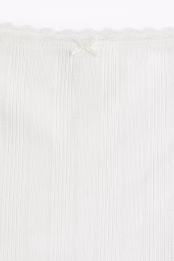 Трусики-шортики в стиле вязной ткани