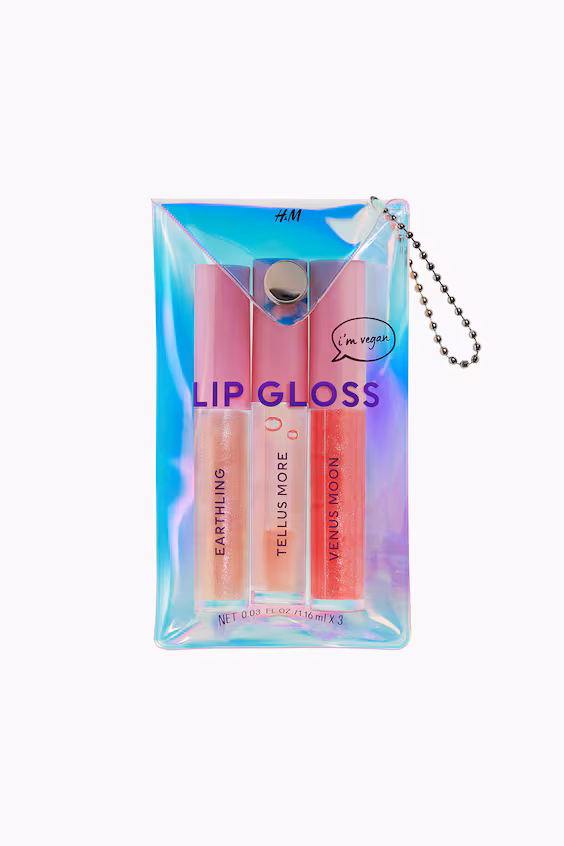 Набор из 3 миниатюрных блесков для губ