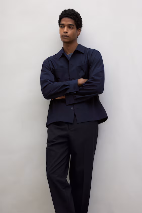 Узкие зауженные брюки relaxed fit