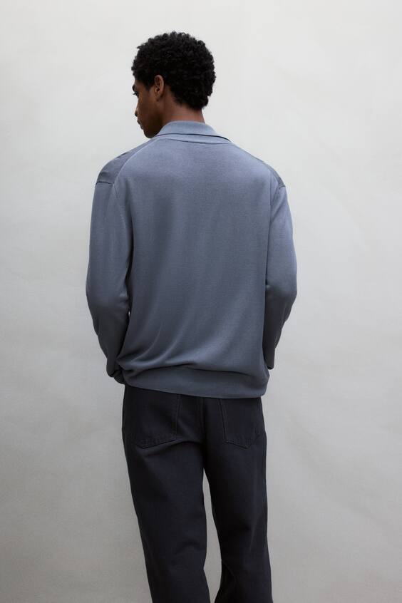 Пиджак из тонкой вязаной ткани regular fit