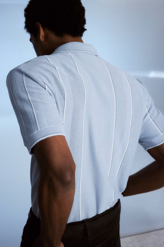 Поло из вязаной ткани regular fit