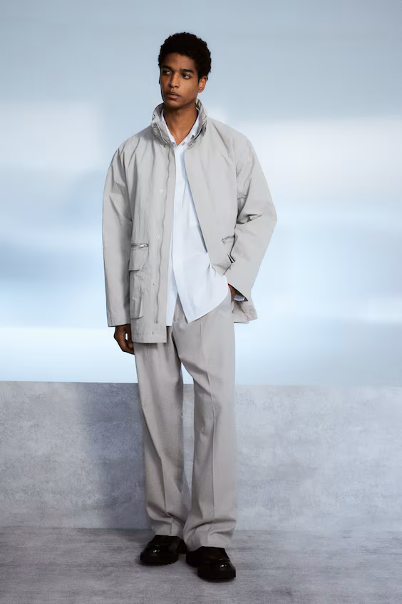 Рубашка из поплина свободного кроя