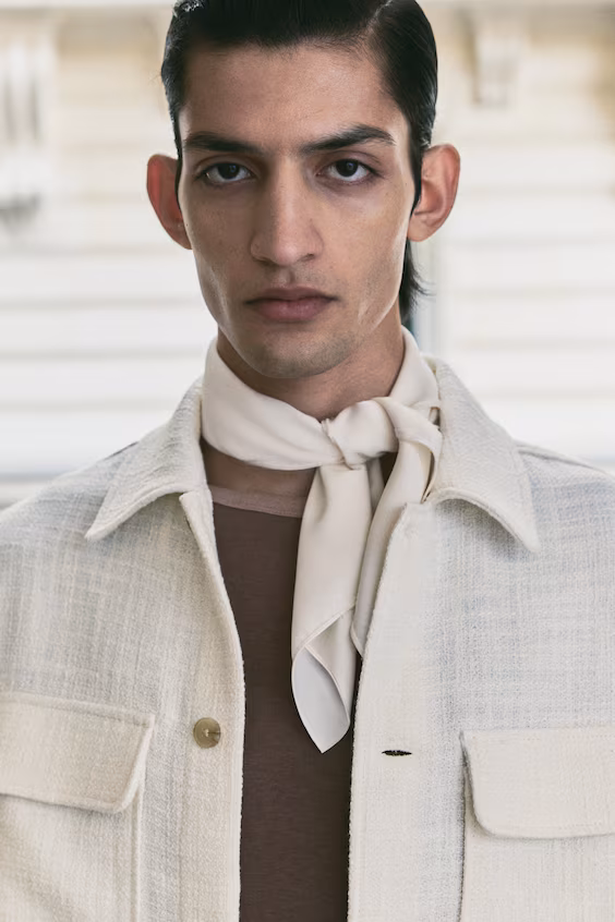 Рубашка с текстурным тканью regular fit