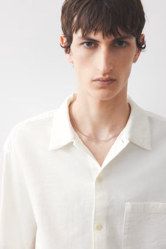 Рубашка с текстурой regular fit