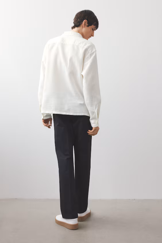 Рубашка с текстурой regular fit