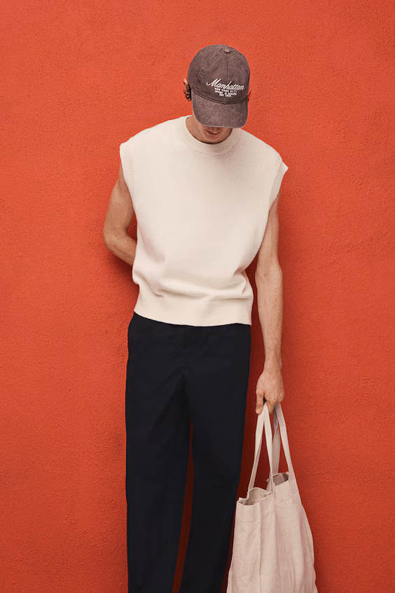 Брюки из поплина regular fit