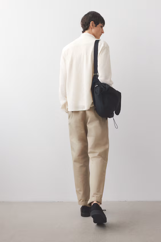 Рубашка с текстурой сот