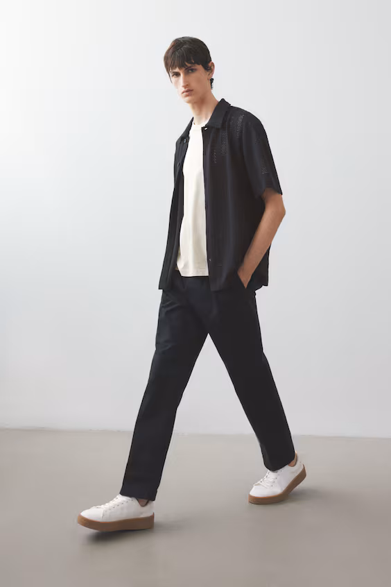 Рубашка с карманом loose fit