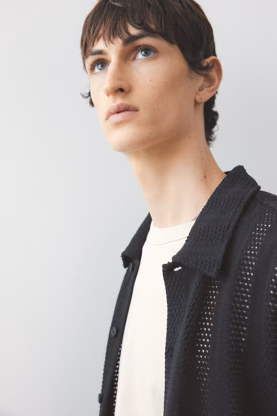 Рубашка с карманом loose fit