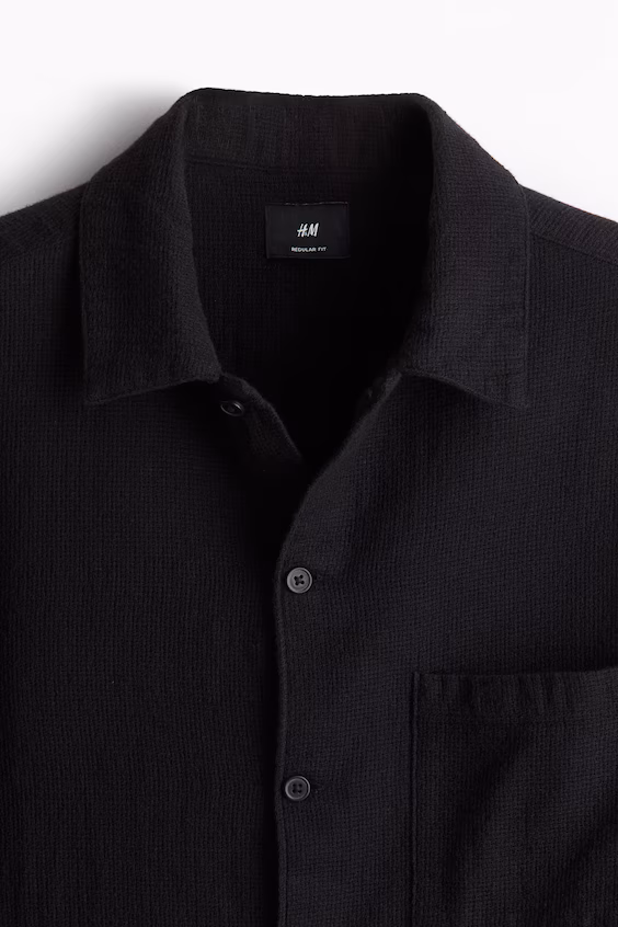 Рубашка с текстурой стандартного кроя