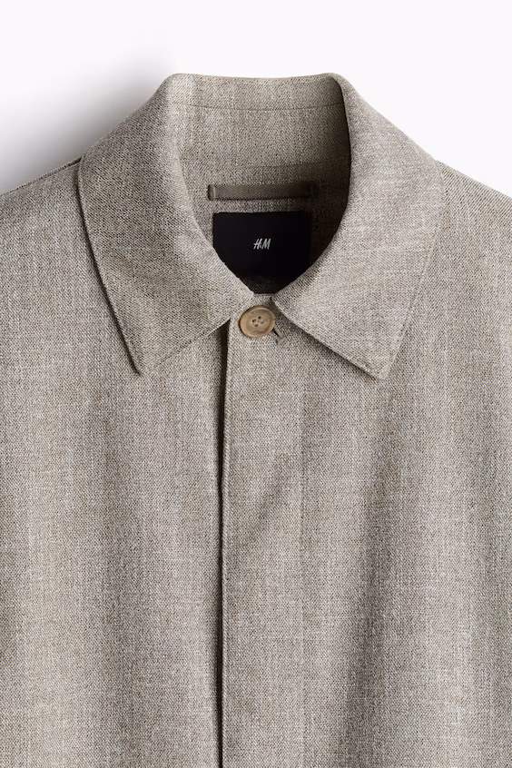 Пальто рубашечного кроя regular fit