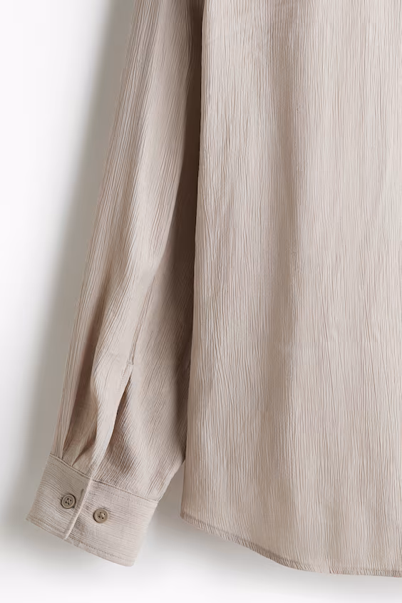 Рубашка в морщинистом исполнении regular fit