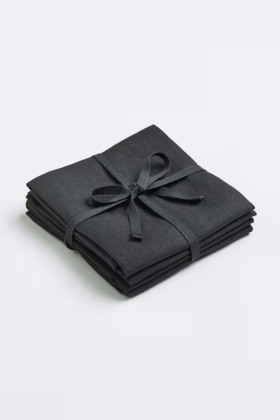 Набор из 4 салфеток из хлопка