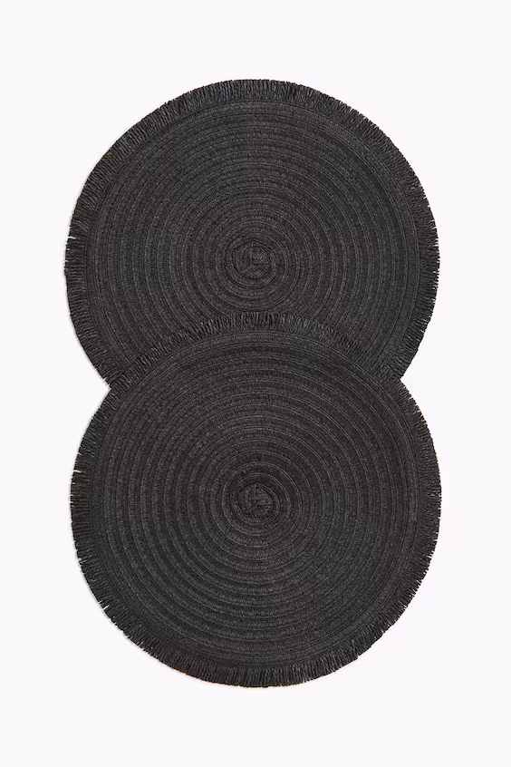 Пакет из 2 круглых подставок для посуды