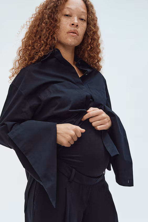 Брюки mama широкие классические