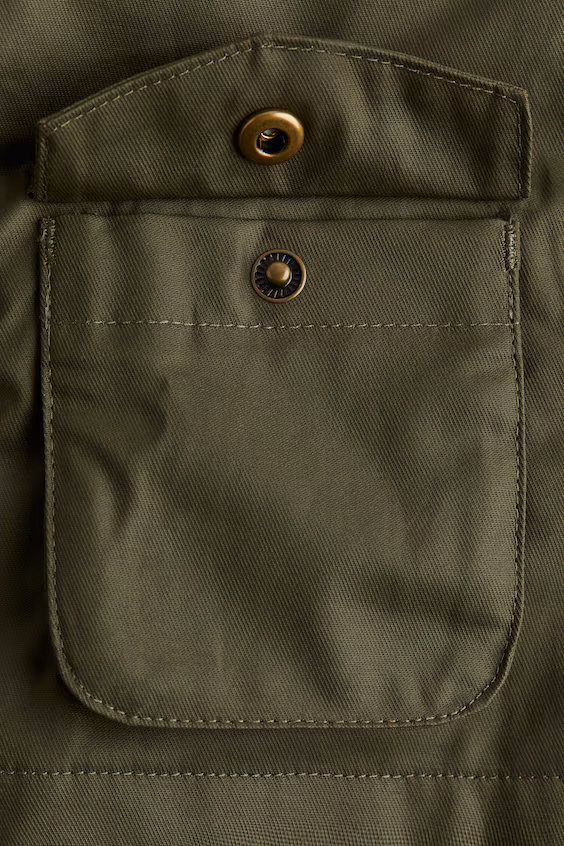 Пальто из вощеного хлопка