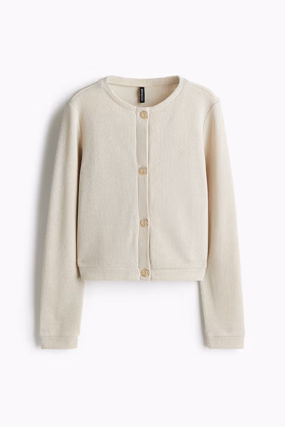 Пальто из джерси с текстурой h&m