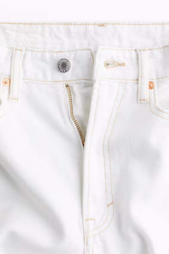 Джинсы свободного кроя petite length feather soft wide ultra high h&m