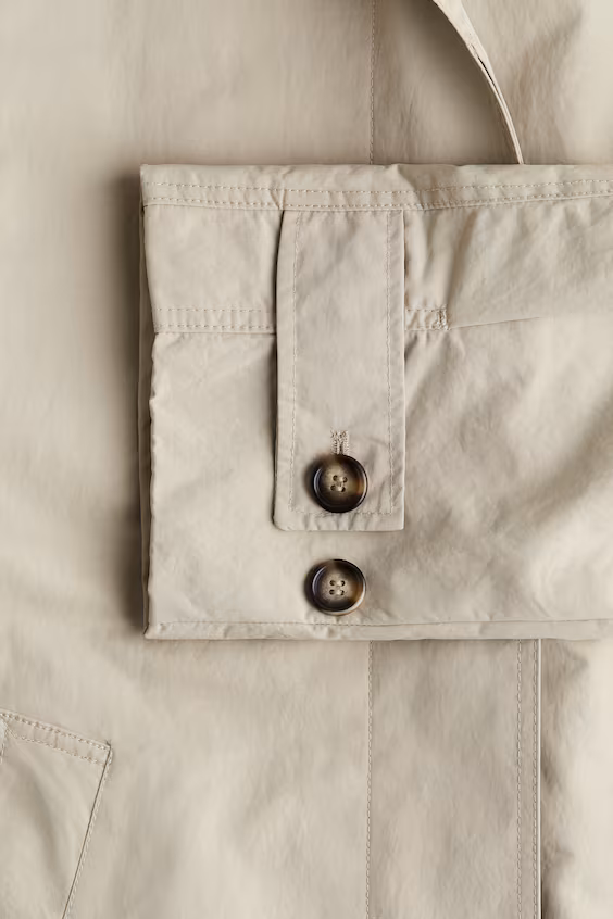 Плащ с разрезами по бокам h&m