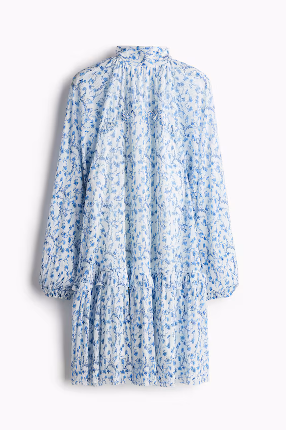 Платье из плиссированного джерси