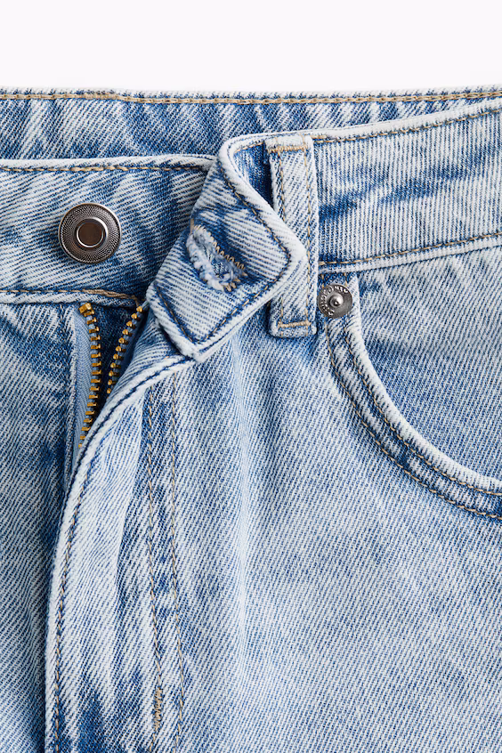 Джинсы straight high ankle