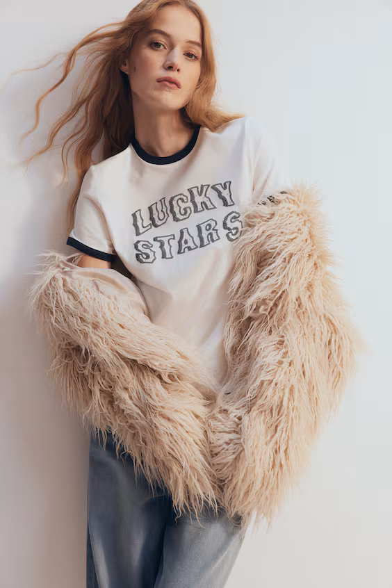 Футболка с принтом