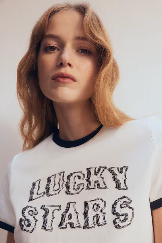 Футболка с принтом