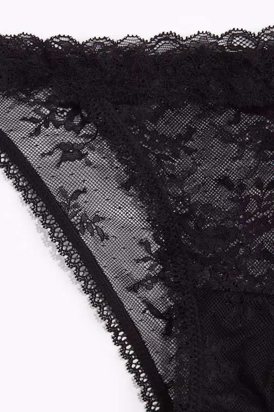 Трусики-стринги из кружева, набор 2 шт.