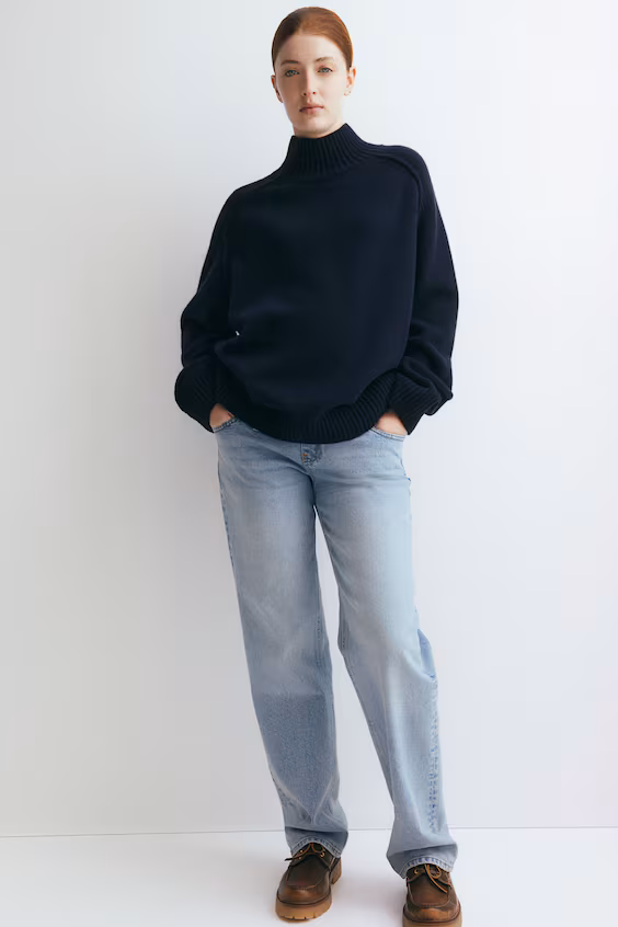 Джинсы mama straight