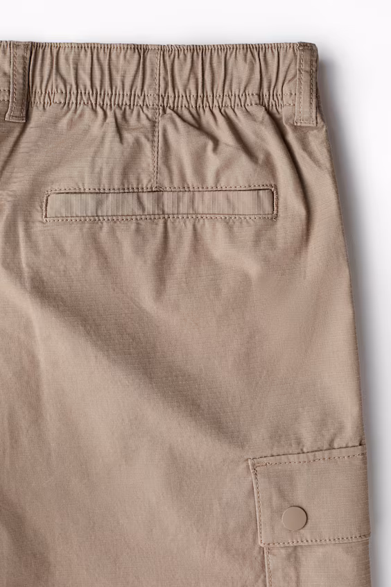 Брюки-карго из ткани рипстоп slim fit