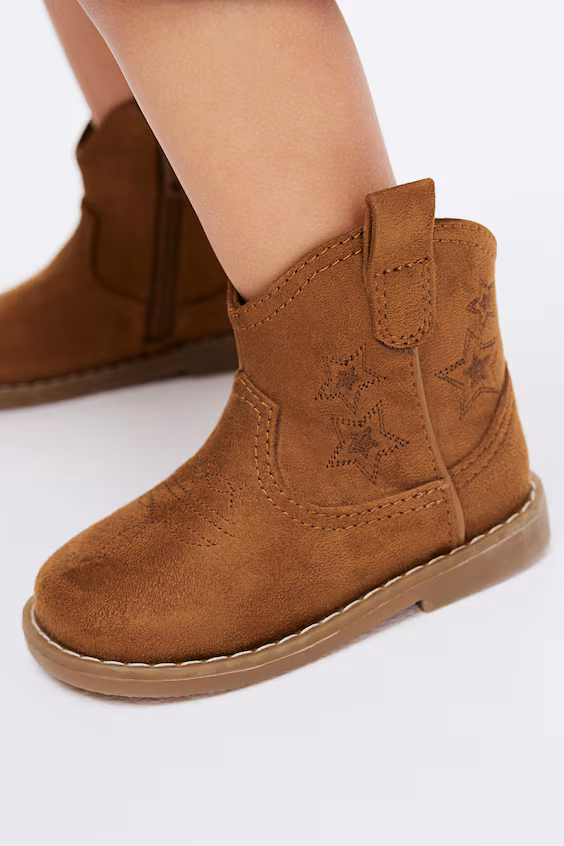 Кардированные западные ботинки