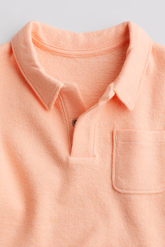 Поло из хлопкового футера