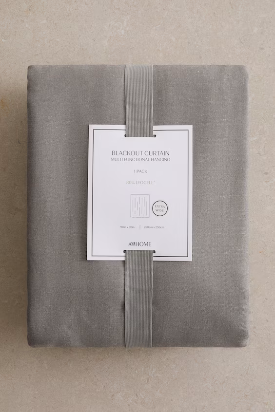 Набор из 1 широкой мягкой занавески