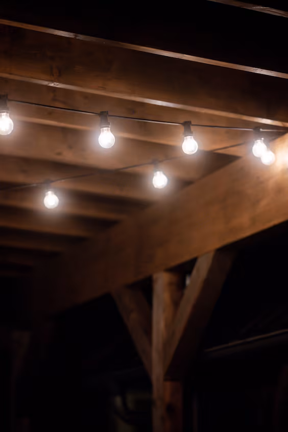 Цепь ярких светодиодных начал led