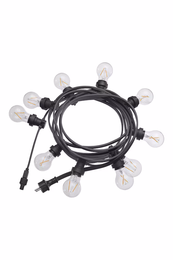 Цепь ярких светодиодных начал led