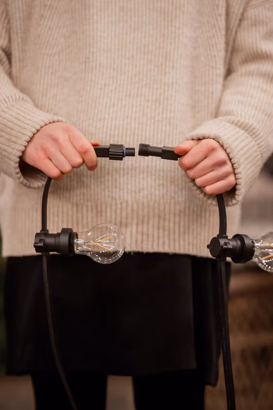 Яркая светодиодная световая цепь add-on