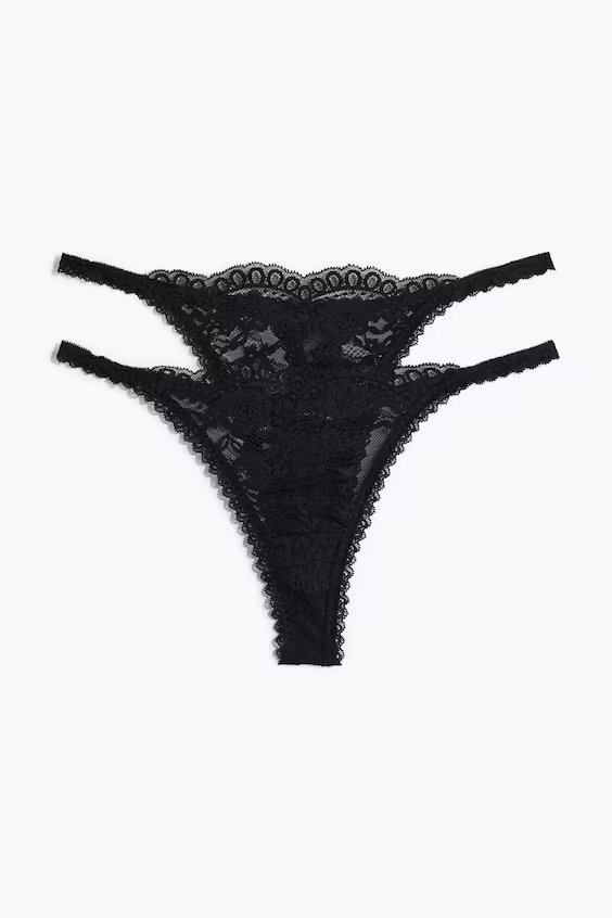 Упаковка из 2 стрингов из кружева