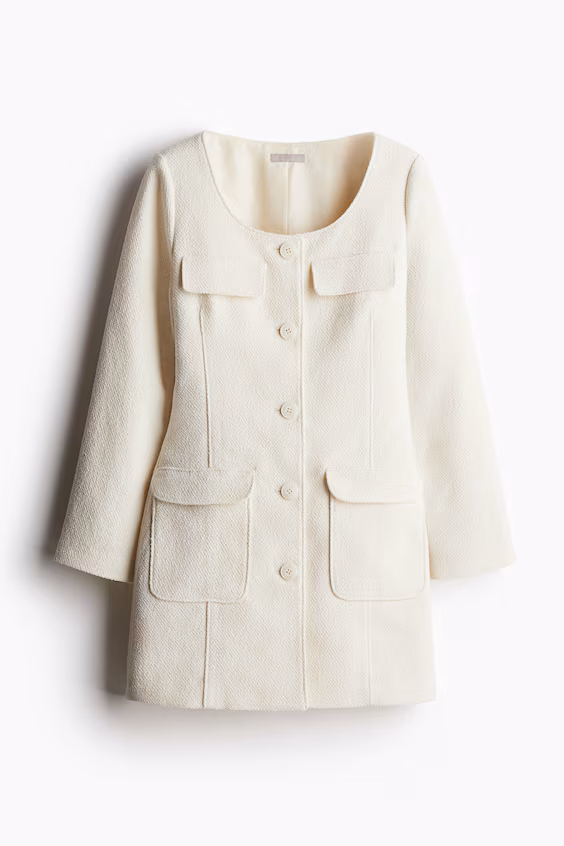 Платье-пиджак из букле