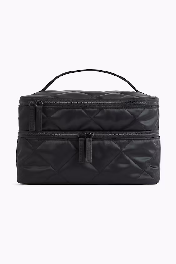 Большая косметичка с двумя отделениями