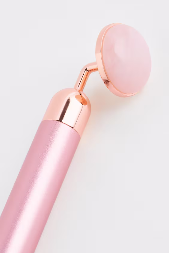 Лицевая кисточка из розового кварца