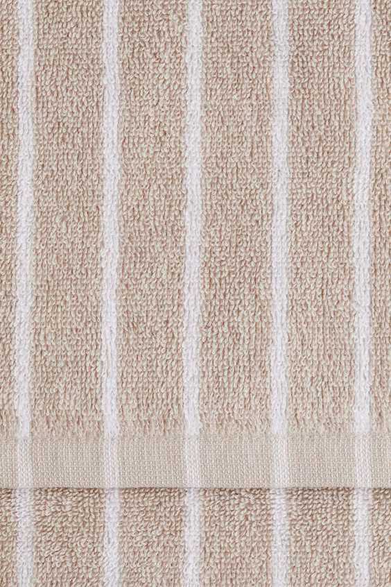 Полотенце для ванной в полоску