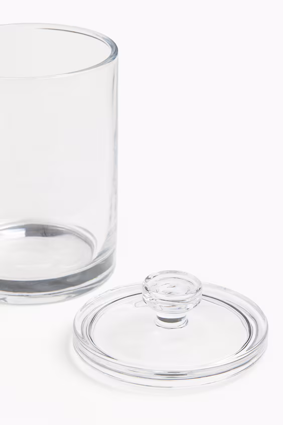 Банка из стекла с крышкой