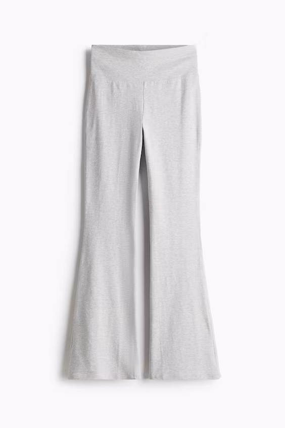 Брюки-леггинсы со свободным подолом