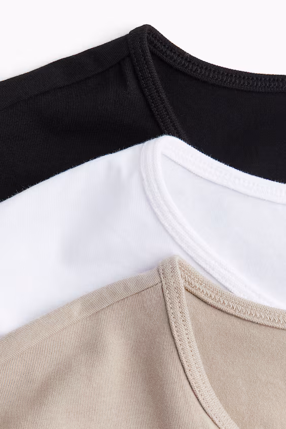 Набор из 3 топов из джерси