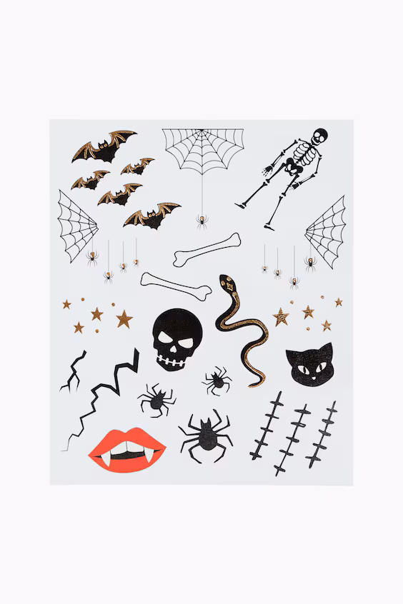 Временные татуировки для лица и тела