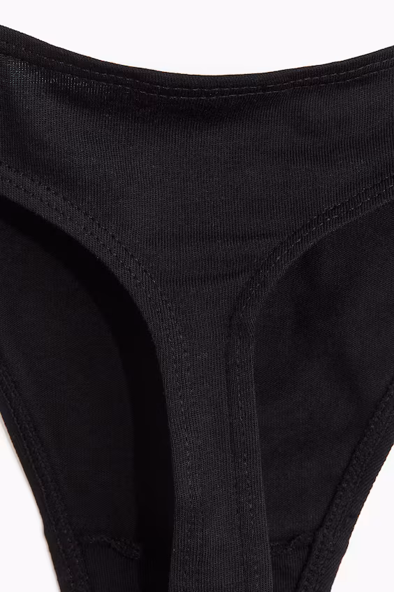 Пакет из 10 трусиков thong из хлопка