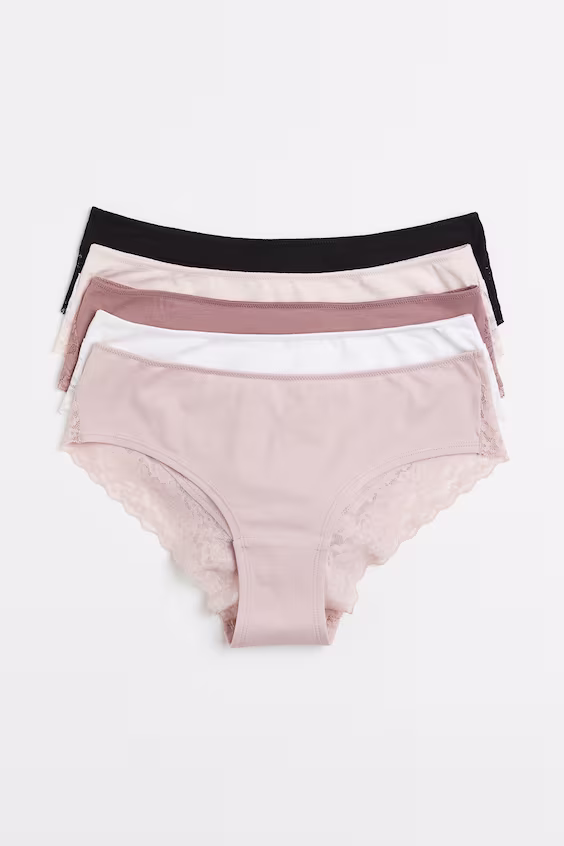 Набор из 5 трусиков hipster